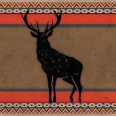 Out West Deer By Mollie B. (Small) - Light Brown