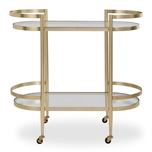 Isabelle - Gold Bar Cart