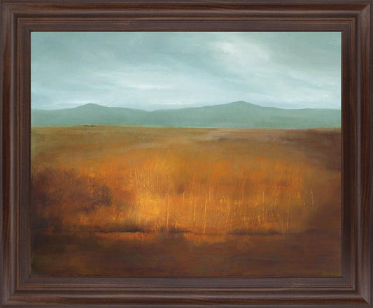 Golden Prairie - 28" x 34" Framed Wall Art - Light Brown
