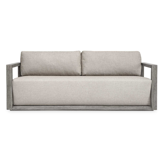 Remsen - Outdoor Sofa - Weathered Gray / Dove