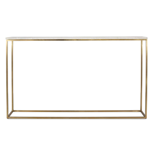 Redmond - Sofa Counter Table - Gold / White