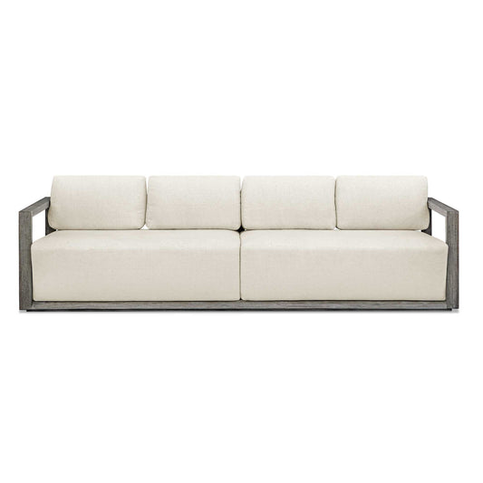 Remsen - Outdoor Sofa - White / Brown