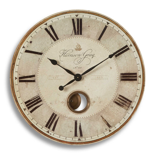 Harrison Gray - 23" Clock - Beige