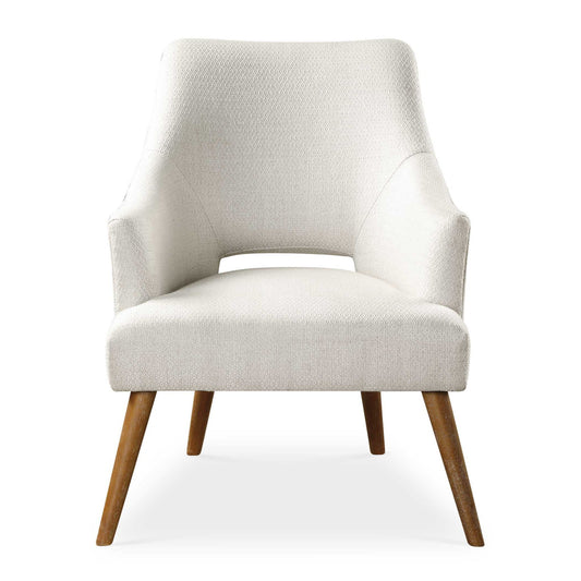 Dree - Retro Accent Chair - White