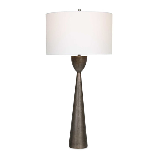 Waller - Handcrafted Cast Table Lamp - Dark Brown