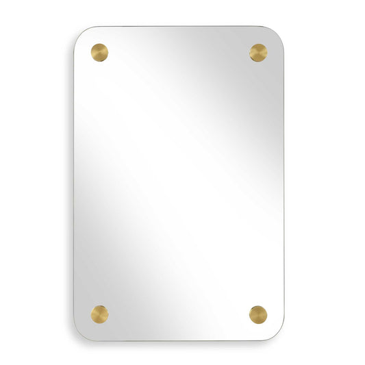 Hamrick - Frameless Mirror - Brass / Gold