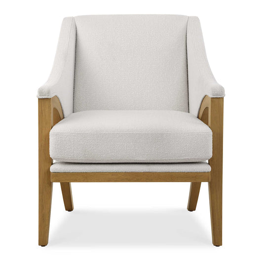 Evolve - Fabric Accent Chair - White