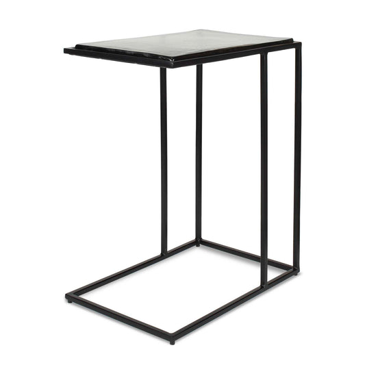 Mateo - Glass Top Accent Table - Black