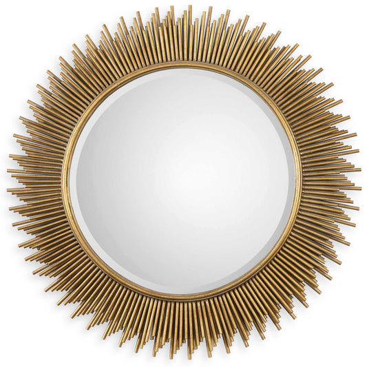 Marlo - Round Mirror - Gold