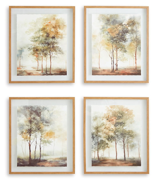 Bryneford - Wall Art Set (Set of 4) - Multi