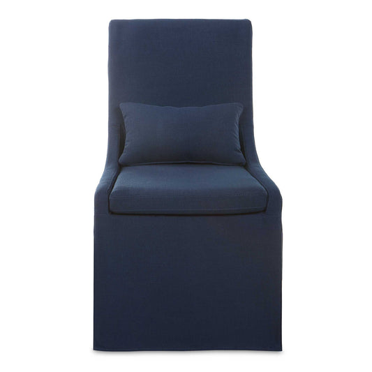 Coley - Armless Chair - Blue