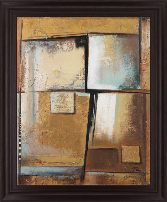 Sunlit Junction - 28" x 34" Framed Wall Art