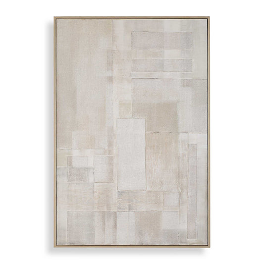 Erase - Canvas Abstract Art - Gray