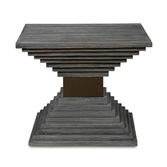 Andes - Wooden Geometric Accent Table