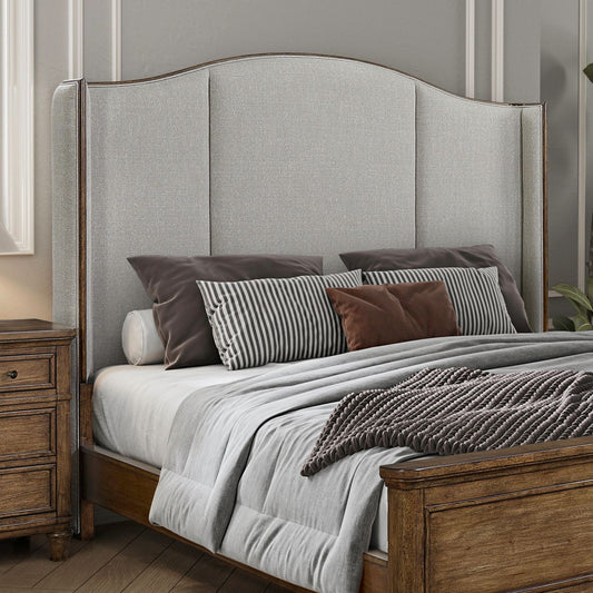 Harrison Heights - Upholstered Shelter Headboard