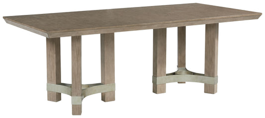 Chrestner - Rectangular Dining Room Table - Gray