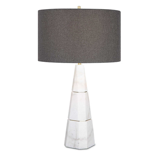 Citadel - Marble Table Lamp - White