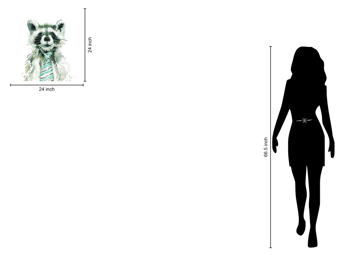 Gallery Wrapped Giclee On Canvas Funny Pet In Tie 24 X 24