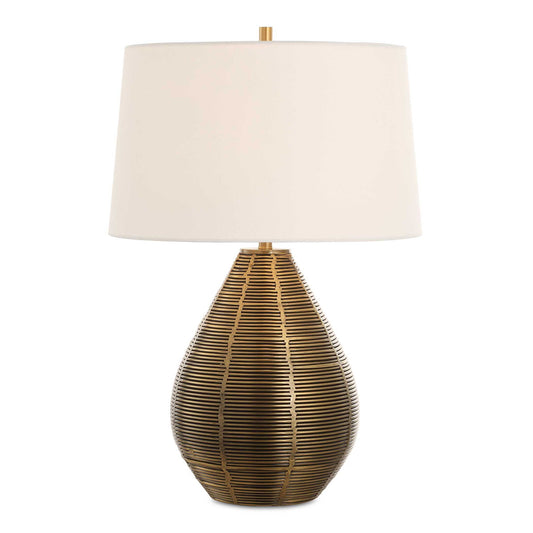 Knowles - Brass Table Lamp - Bronze