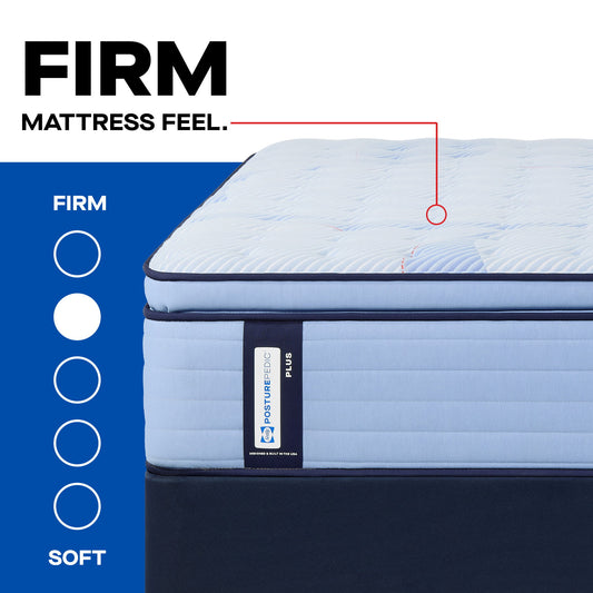 Posturepedic Plus - Keyport Euro Pillow Top Firm