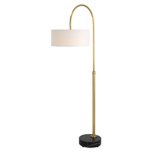 Huxford - Brass Arch Floor Lamp