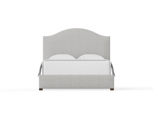 Choices - Emily Upholstered Bed - Gray Stripe