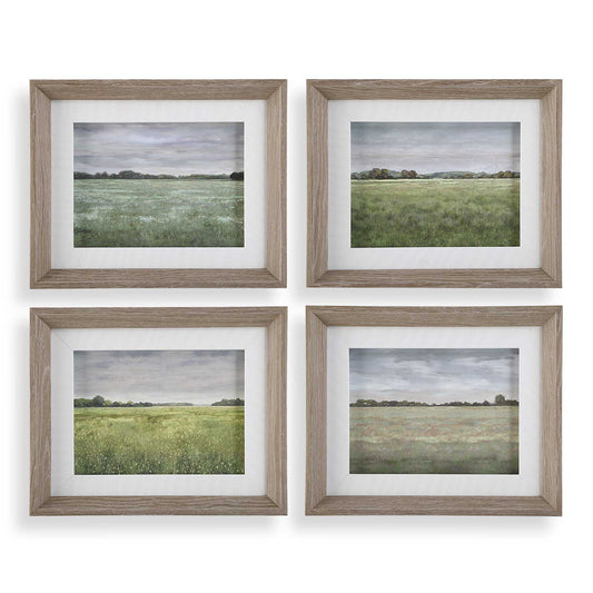 Quiet Meadows - Framed Prints (Set of 4)