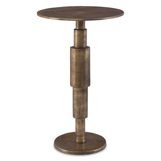 Descend - Accent Table - Gold