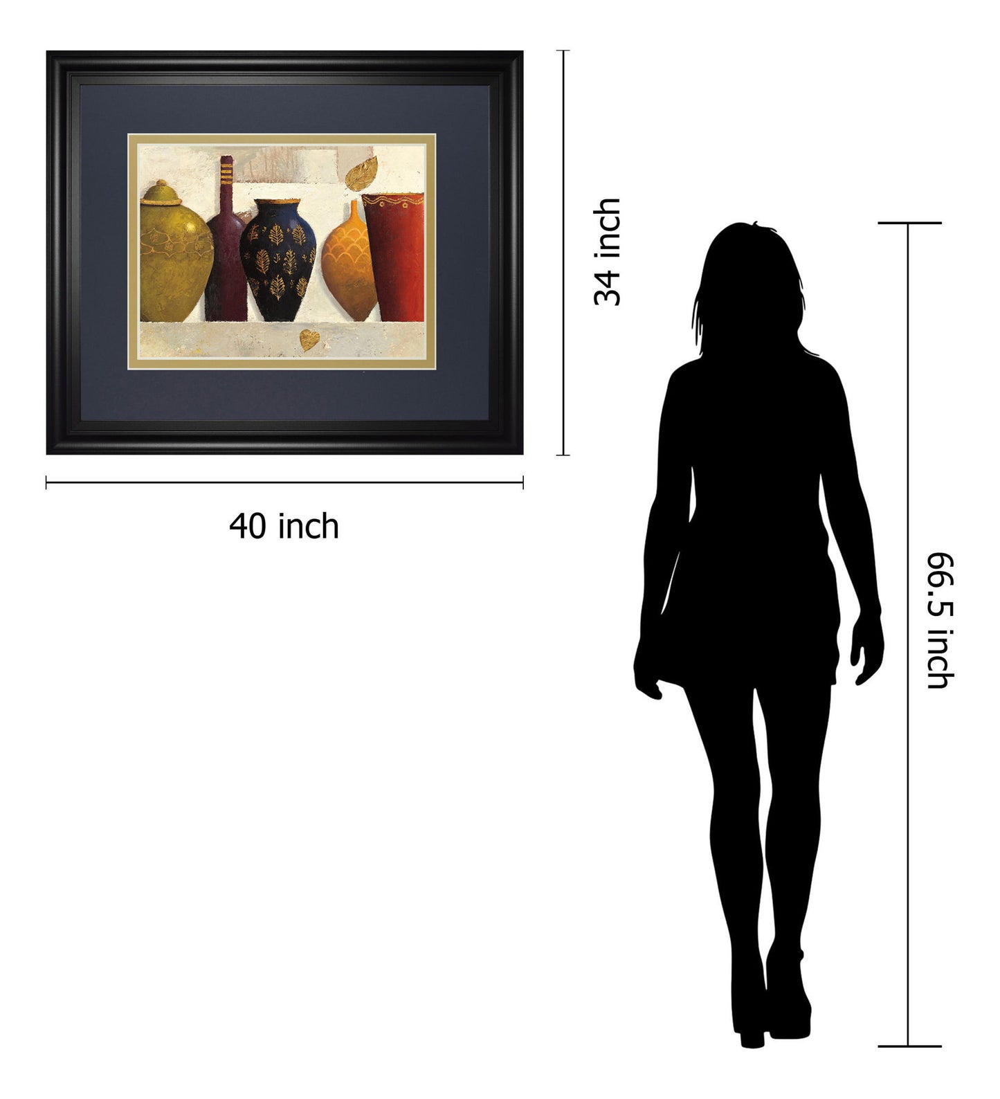 Jeweled Vessels By J. Wiens - Framed Print Wall Art - Red