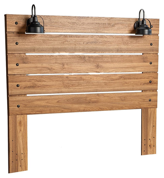 Pasklyn - King Panel Headboard - Brown