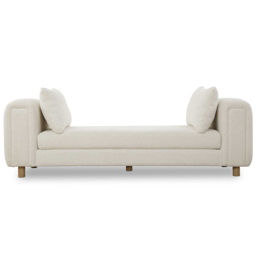 Repose - Oversized Ivory Bench