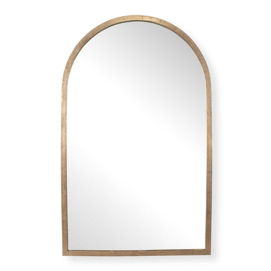 Vestry - Arch Mirror - Antique Brass
