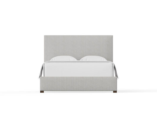 Choices - Amelia Upholstered Bed - Gray Stripe