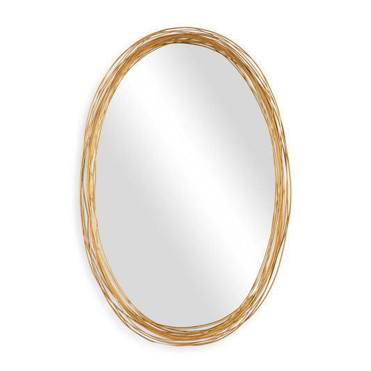 Gillian - Oval Mirror - Gold