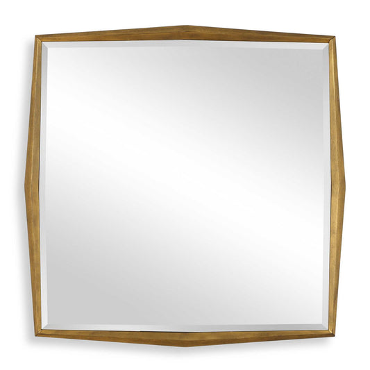 On Point - Square Mirror - Gold