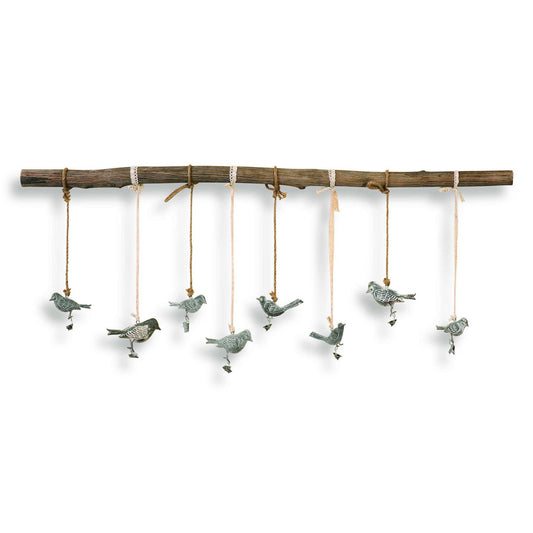 Birds On A Branch - Wall Art - Light Brown