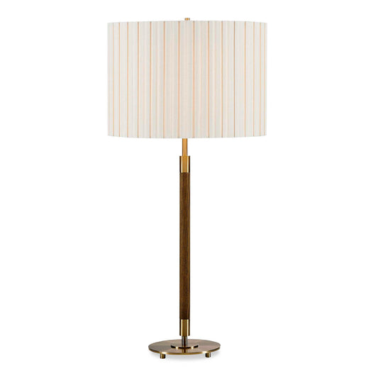 Iliana - Wood Table Lamp - Brass,Gold,Woodtone