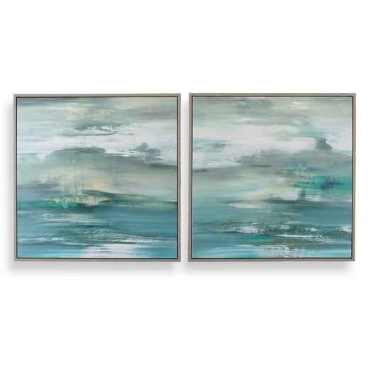 Tranquil State Of Mind - Framed Canvases (Set of 2)