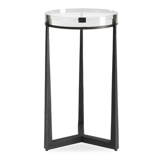 Midas - Round Accent Table - Dark Bronze