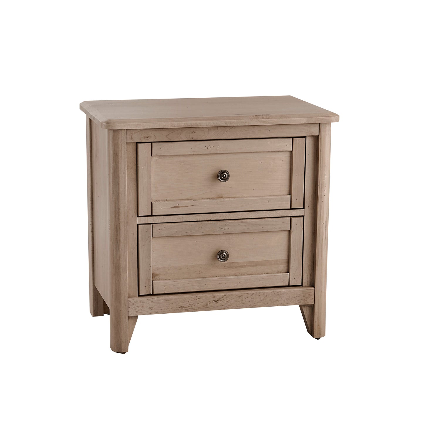 Woodbridge - 2 Drawer Nightstand - Clear Maple
