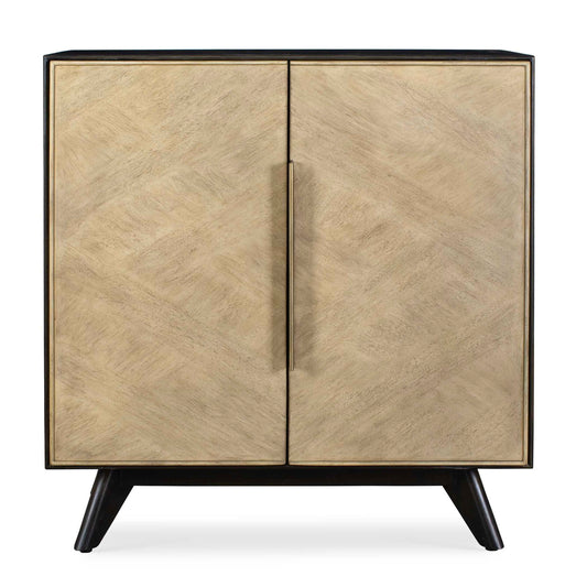 Reina - Modern 2 Door Cabinet - Woodtone