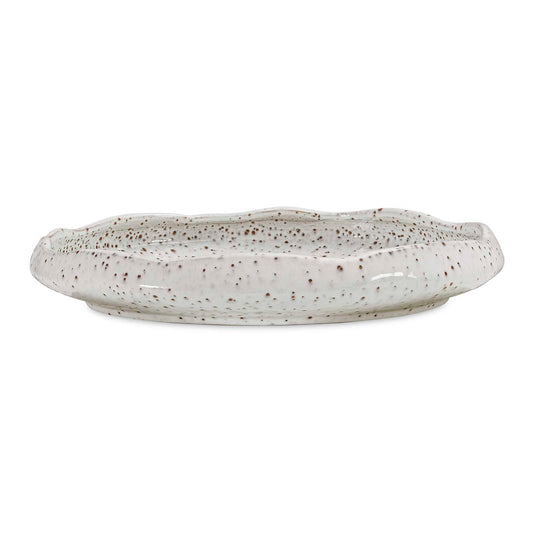 Stardust Ripple - Indoor-Outdoor Bowl - White