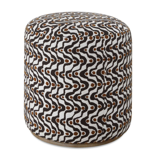 Cas - Plush Ottoman - Espresso