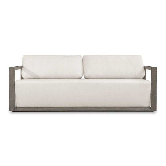 Remsen - Outdoor Sofa - Gray / Oyster White