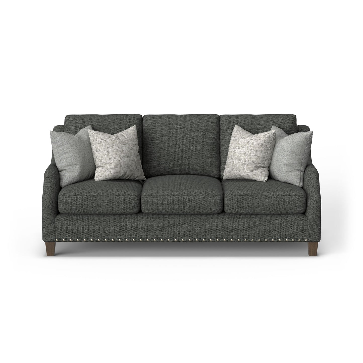 Gianna - Fabric Sofa With Nailhead Trim