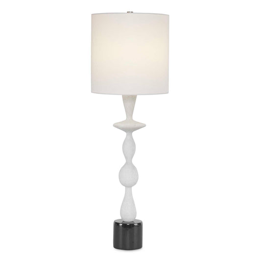 Inverse - Marble Table Lamp - White