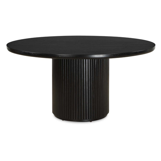 Hersch - Round Dining Table - Black