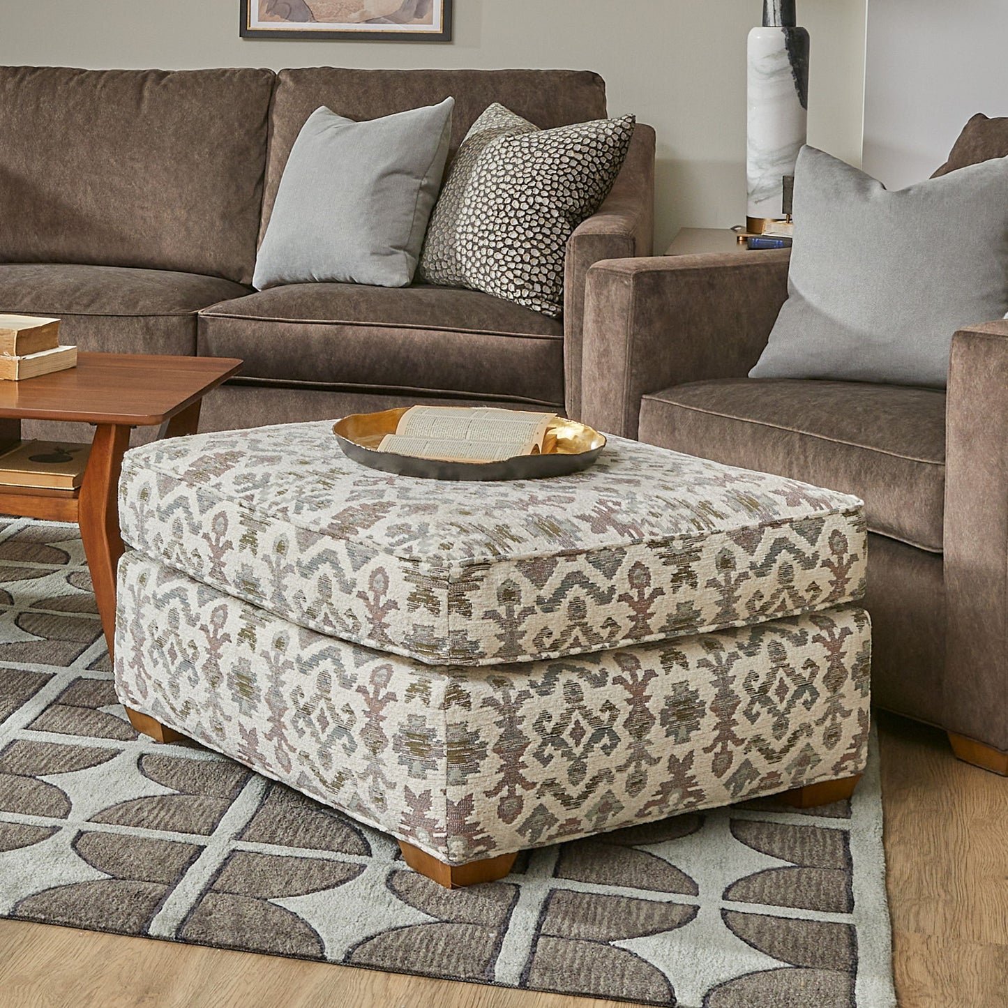 Milo - Fabric Cocktail Ottoman