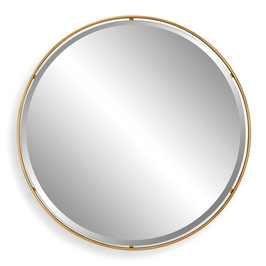 Canillo - Round Mirror - Gold