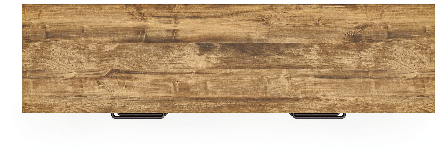 Maystonna - Six Drawer Dresser - Brown